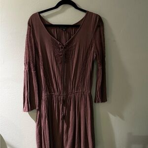 American Eagle size large lavender dress.